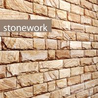 The stone masonry.