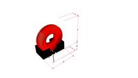 clip mount toroidal inductor