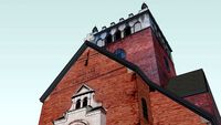 Vasgyári evangélikus templom / Lutheran church, Vasgyár (phototextures)