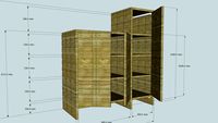 Dressoir (steigerhout)