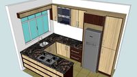 cozinha planejada mdf 15mm, paneleiro e ilha para cooktop