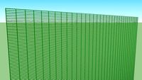 2400mm high Zaun 358 Hi-Sec Security Mesh Security Panel 76.2mm x 12.7mm