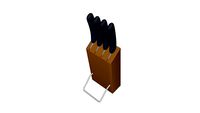 Jogo Facas com suporte