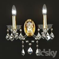 Sconce Crystal Lux Tesoro AP2