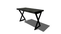 HCD – 24x48 X-Frame Desk w/1x2 Tube Steel