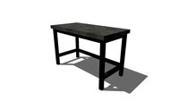 HCD – 24x48 Stretcher 2 Desk w/2x2 Tube Steel