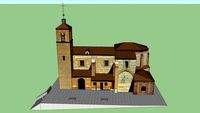 Iglesia antigua de Alcorcon Santa Maria la Blanca