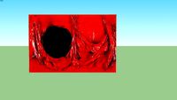 A. Burri - rosso plastica