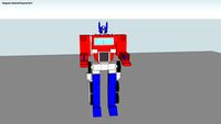 SketchyPhysics Actual Mechanical Funcional Optimus Prime G1