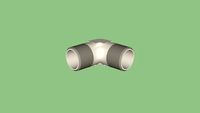 Equerre double mâle conique R3/8