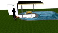 Piscina con quincho incorporado