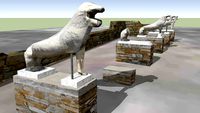 Δήλος, Άνδηρο Λεόντων-The Lions Terrace of Delos