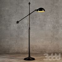 GRAMERCY HOME - INDUSTRIAL JOINT FLOOR LAMP FL016-1-ABG
