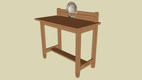 Mission An Oak Serving Table