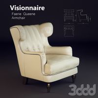 Visionnaire Faerie Queene armchair