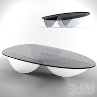 ARCHIPEL Oval coffee table by roche bobois.