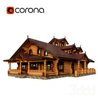 Сруб изба в Corona