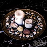 candles decoration set