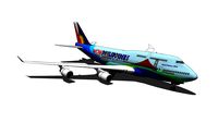 Philippine Airlines Boeing 747-400 (in WOW Philippines livery)
