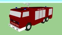 Iveco Eurofire Italian Fire Department Pumper