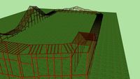 wooden rollercoaster