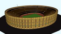 estadio de futbol tipo coliseo romano