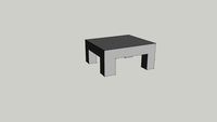 Table Basse en béton cire version 2