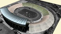 Estadio chateau carreras 'olimpico de cordoba' photo textured
