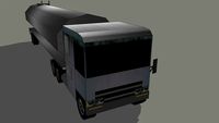 Low-Poly Gasoline truck