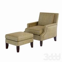 Wesley hall 1731 CHAIR 1731-24 OTTOMAN