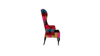76954 Wing Chair Patchwork Velvet (Ohrensessel Patchwork Velvet)