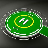 Helipad rounded3d model