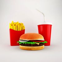 Cheeseburger Menu3d model