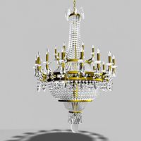 Classic Chandelier 93d model