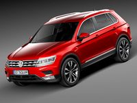 Volkswagen Tiguan 20173d model