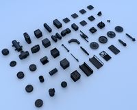 Technical parts collection 33d model
