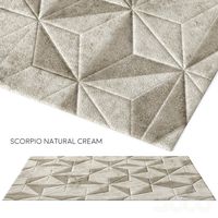Scorpio Natural Cream / Beige Rugs