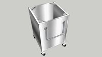 Book return bin - Kingsley duraSteel 50 Series Cart