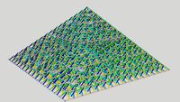 Circular Hollow Section Fractal Pentagon Pyramid
