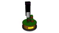 estatua do Enderman-decoração