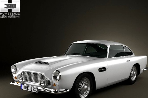 Aston Martin DB4 1958 3D Model