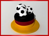 Football Hat 3D Model