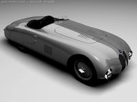 BMW 328 Touring Roadster 1940 3D Model