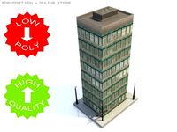 Skyscraper Building 11 3D Model