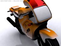 Suzuki Bike 600 CC 3D Model