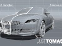 Audi TT 2008 3D Model
