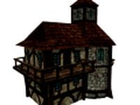 Medieval house 1 3D Model