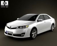 Toyota Camry US SE 2012 3D Model