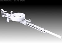 Degtyaryova Tankovy Machine Gun 3D Model