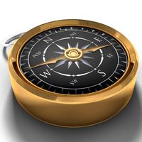 Antique Compass 3D Model